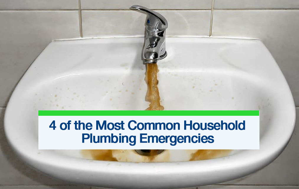 4 of the Most Common Household Plumbing Emergencies